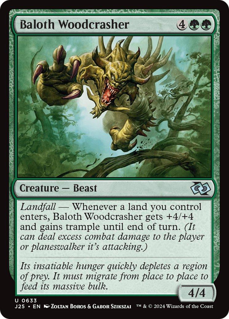 Rompe-Bosque Baloth / Baloth Woodcrasher - Magic: The Gathering - MoxLand