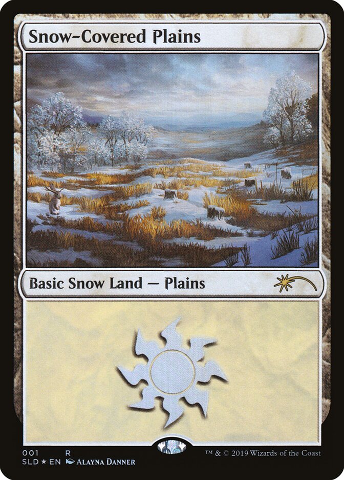 Planície da Neve / Snow-Covered Plains - Magic: The Gathering - MoxLand