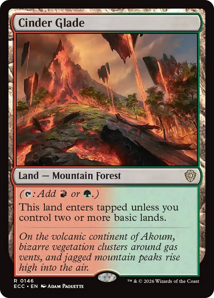 Clareira das Cinzas / Cinder Glade - Magic: The Gathering - MoxLand