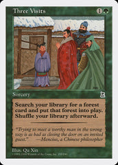 Três Visitas / Three Visits - Magic: The Gathering - MoxLand