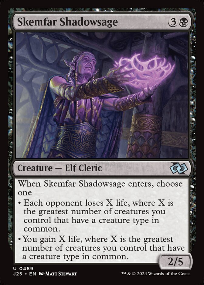Umbrosábia de Skemfar / Skemfar Shadowsage - Magic: The Gathering - MoxLand