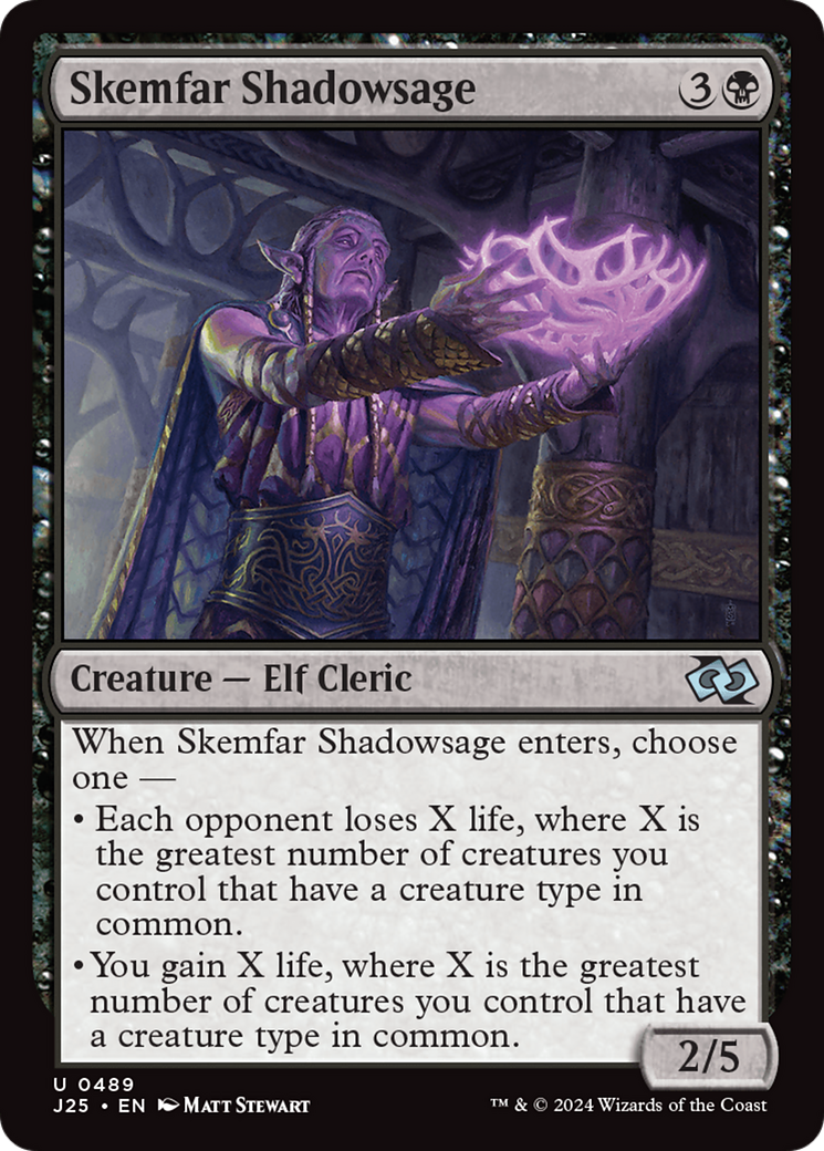 Umbrosábia de Skemfar / Skemfar Shadowsage - Magic: The Gathering - MoxLand