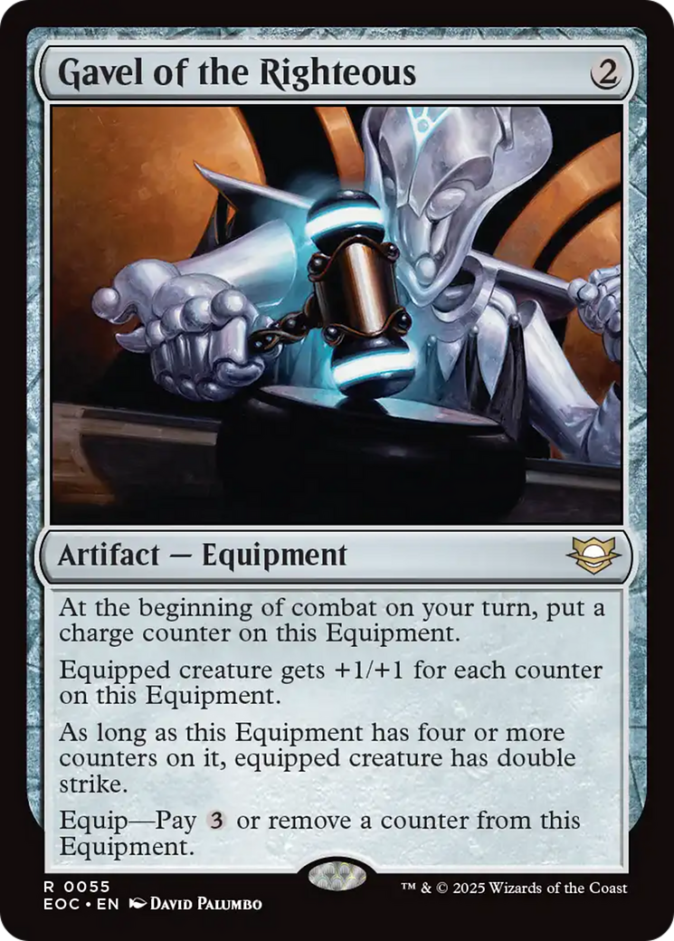 Malhete dos Justos / Gavel of the Righteous - Magic: The Gathering - MoxLand