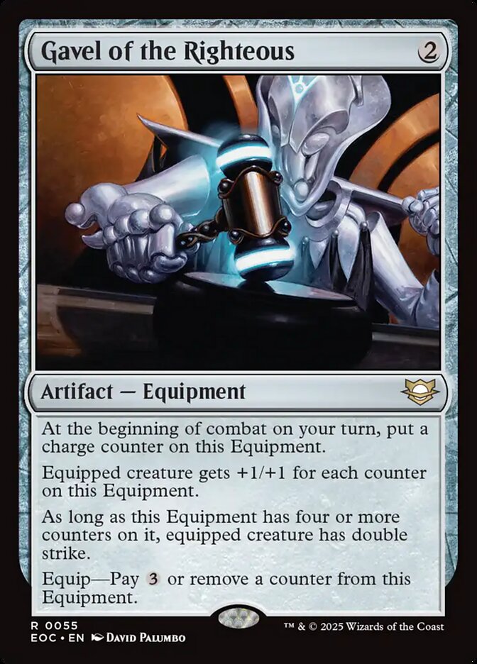 Malhete dos Justos / Gavel of the Righteous - Magic: The Gathering - MoxLand