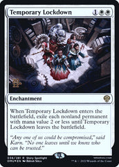 Confinamento Temporário / Temporary Lockdown - Magic: The Gathering - MoxLand
