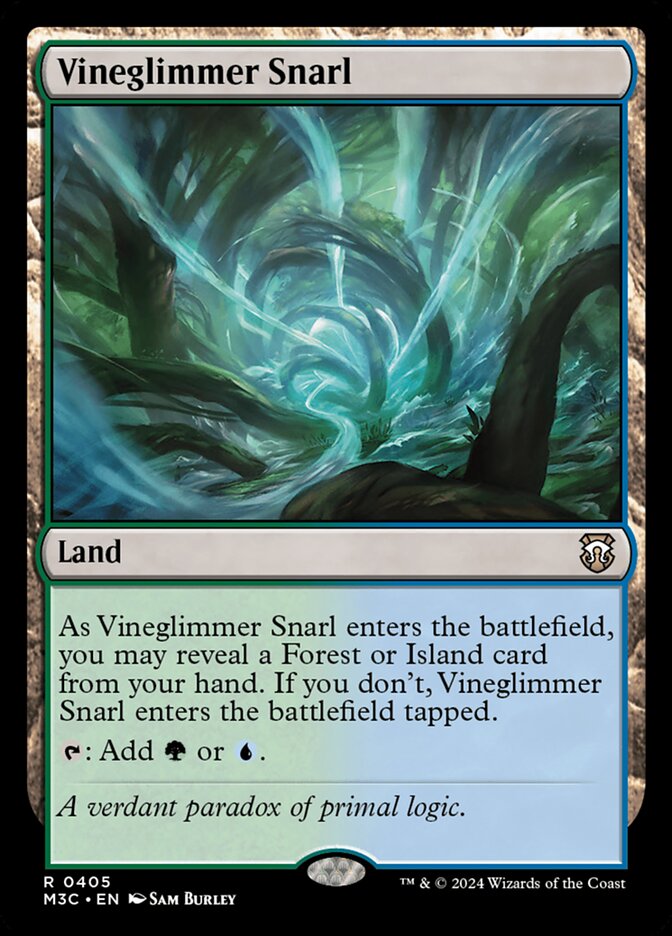 Liame da Luminovinha / Vineglimmer Snarl - Magic: The Gathering - MoxLand