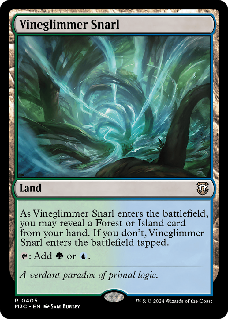 Liame da Luminovinha / Vineglimmer Snarl - Magic: The Gathering - MoxLand
