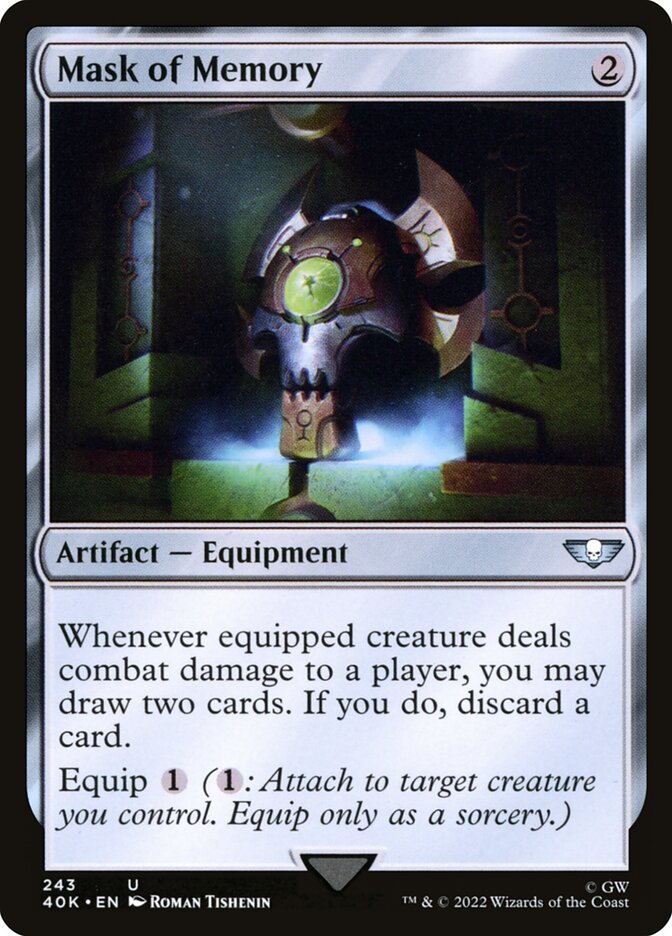 Máscara da Memória / Mask of Memory - Magic: The Gathering - MoxLand