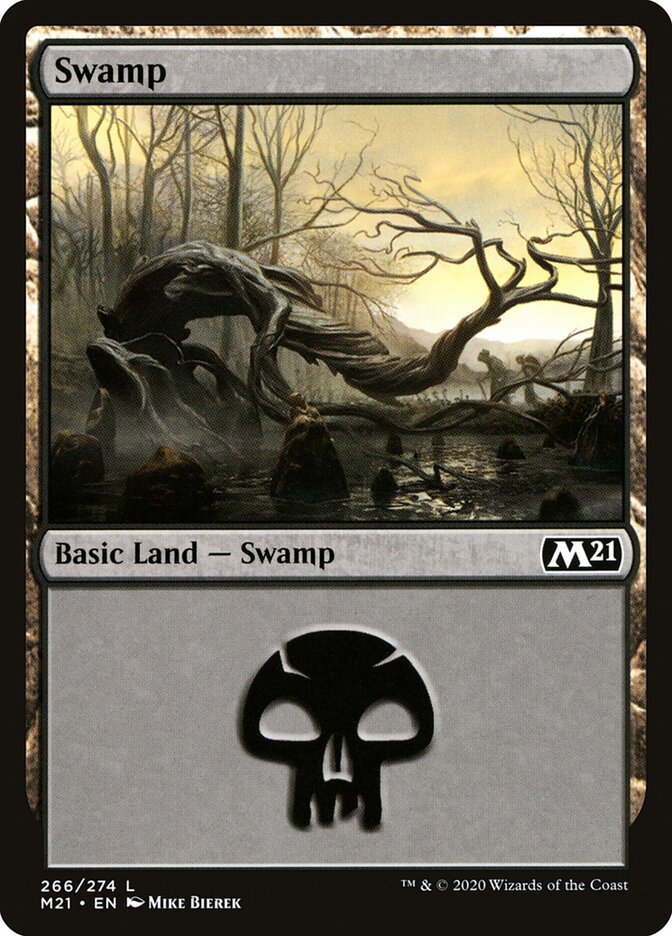 Pântano / Swamp - Magic: The Gathering - MoxLand