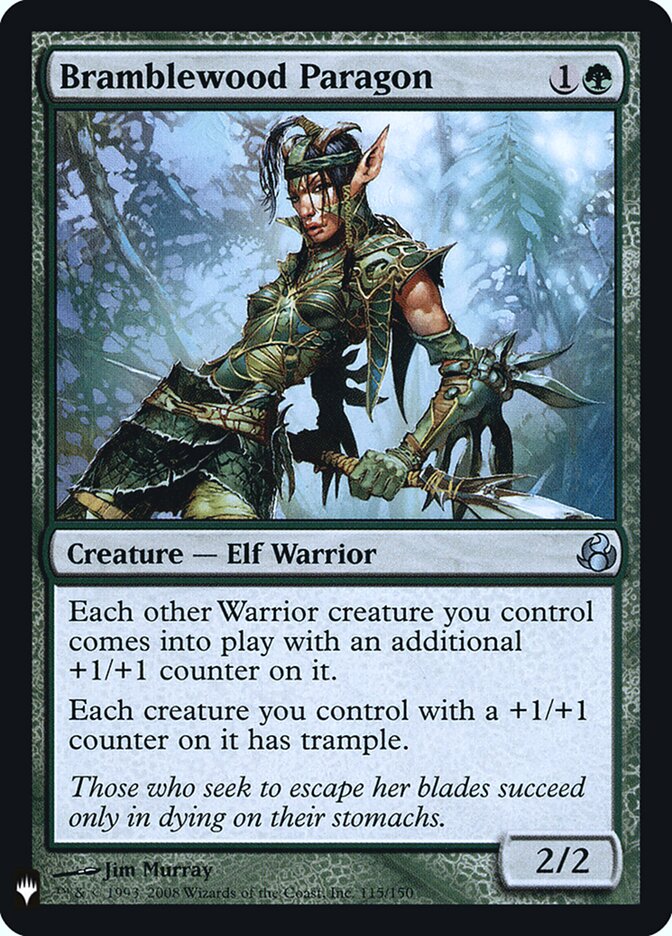 Paradigma da Floresta de Arbustos / Bramblewood Paragon - Magic: The Gathering - MoxLand