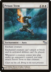 Período na Prisão / Prison Term - Magic: The Gathering - MoxLand