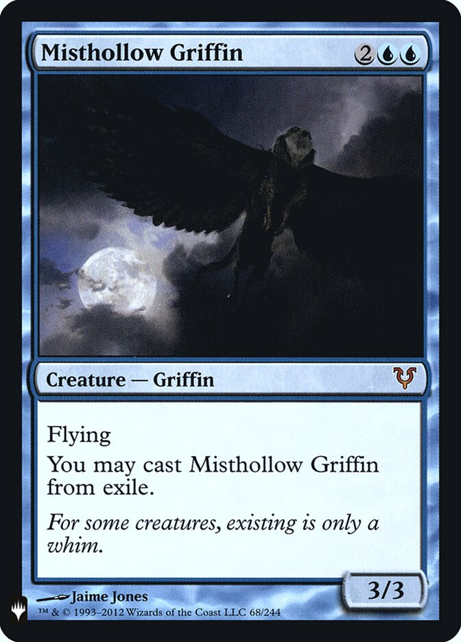 Grifo do Vale da Neblina / Misthollow Griffin - Magic: The Gathering - MoxLand