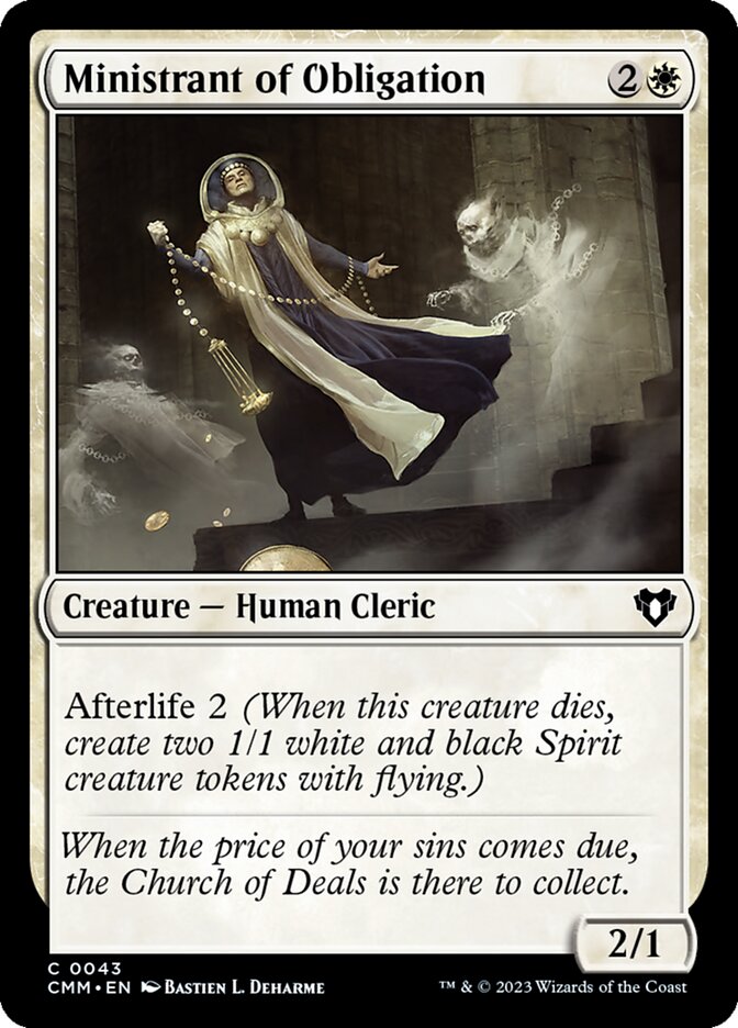 Ministrante da Obrigação / Ministrant of Obligation - Magic: The Gathering - MoxLand