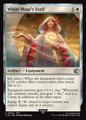 Cajado da Maga Branca / White Mage's Staff - Magic: The Gathering - MoxLand