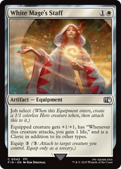Cajado da Maga Branca / White Mage's Staff - Magic: The Gathering - MoxLand