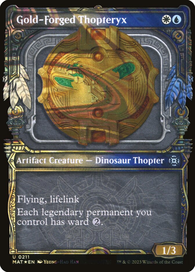Topterix Forjado em Ouro / Gold-Forged Thopteryx - Magic: The Gathering - MoxLand