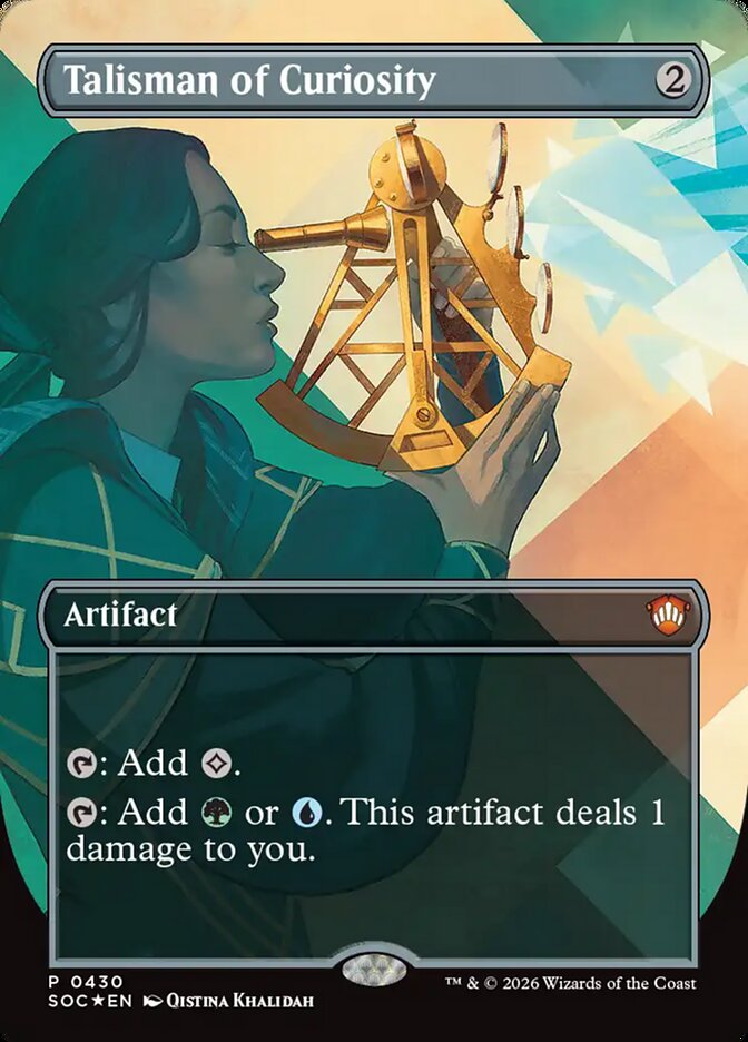 Talismã da Curiosidade / Talisman of Curiosity - Magic: The Gathering - MoxLand
