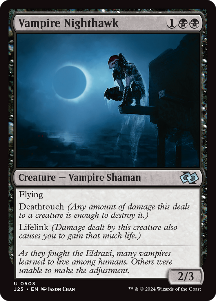 Vampiro Falcão-da-Noite / Vampire Nighthawk - Magic: The Gathering - MoxLand
