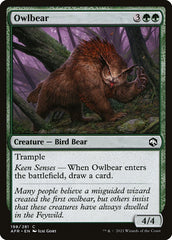 Urso-coruja / Owlbear - Magic: The Gathering - MoxLand