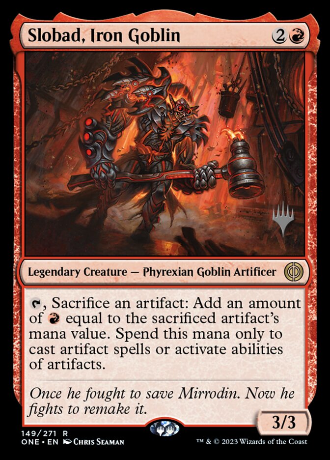 Slobad, Goblin de Ferro / Slobad, Iron Goblin - Magic: The Gathering - MoxLand