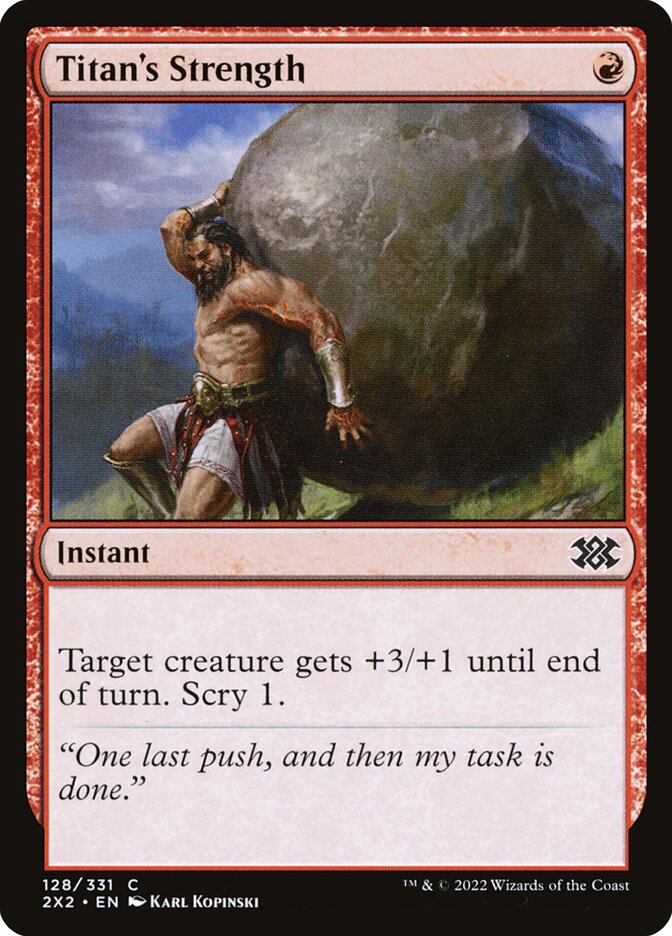 Força de Titã / Titan's Strength - Magic: The Gathering - MoxLand