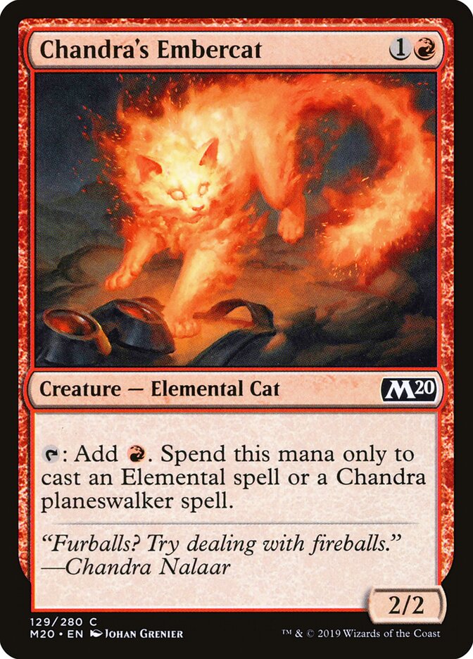 Igneogato de Chandra / Chandra's Embercat - Magic: The Gathering - MoxLand