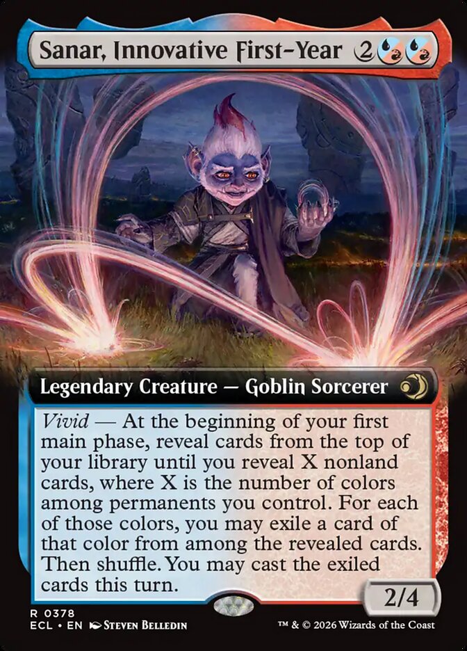 Sanar, Caloura Inovadora / Sanar, Innovative First-Year - Magic: The Gathering - MoxLand