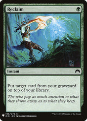 Restituir / Reclaim - Magic: The Gathering - MoxLand