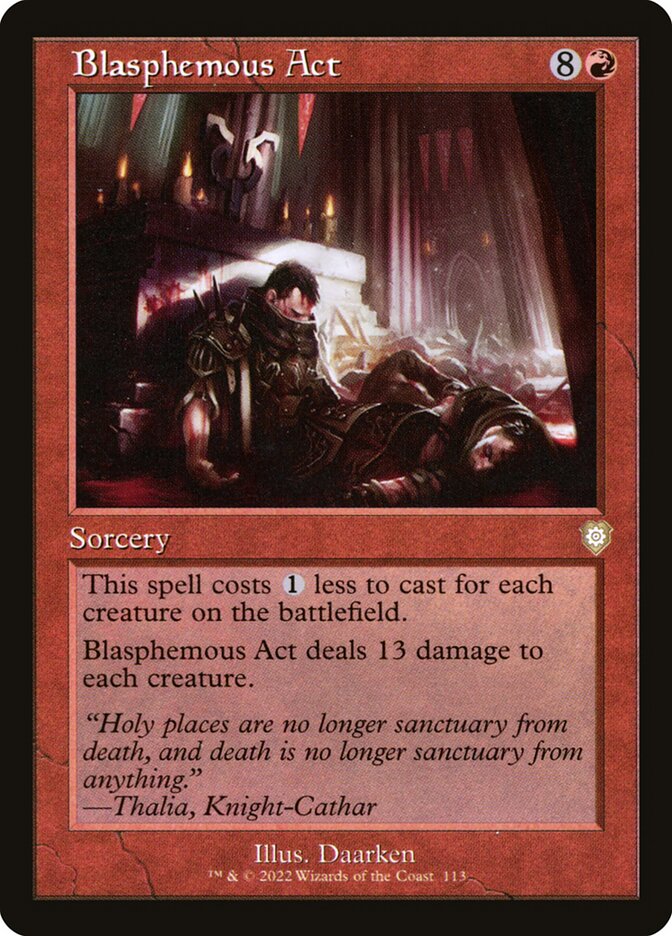 Ato Blasfemo / Blasphemous Act - Magic: The Gathering - MoxLand