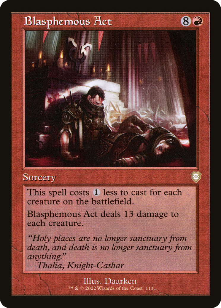 Ato Blasfemo / Blasphemous Act - Magic: The Gathering - MoxLand