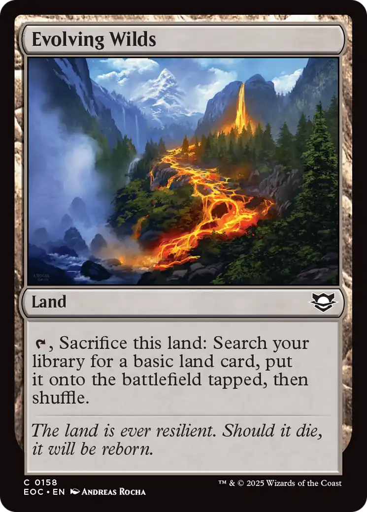 Terras em Desenvolvimento / Evolving Wilds - Magic: The Gathering - MoxLand