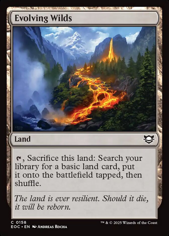 Terras em Desenvolvimento / Evolving Wilds - Magic: The Gathering - MoxLand