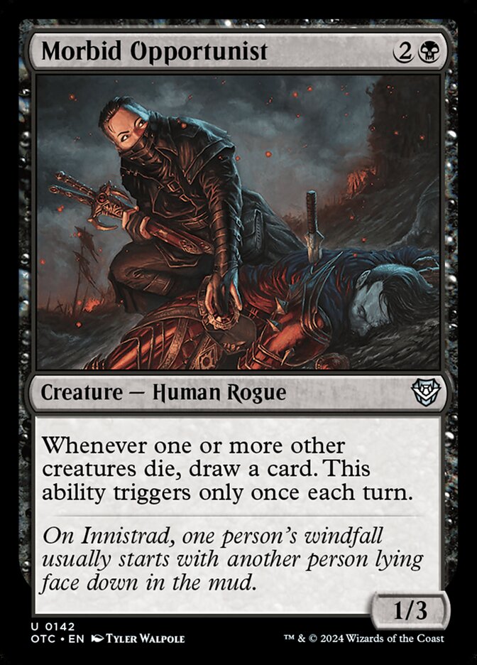 Oportunista Mórbida / Morbid Opportunist - Magic: The Gathering - MoxLand