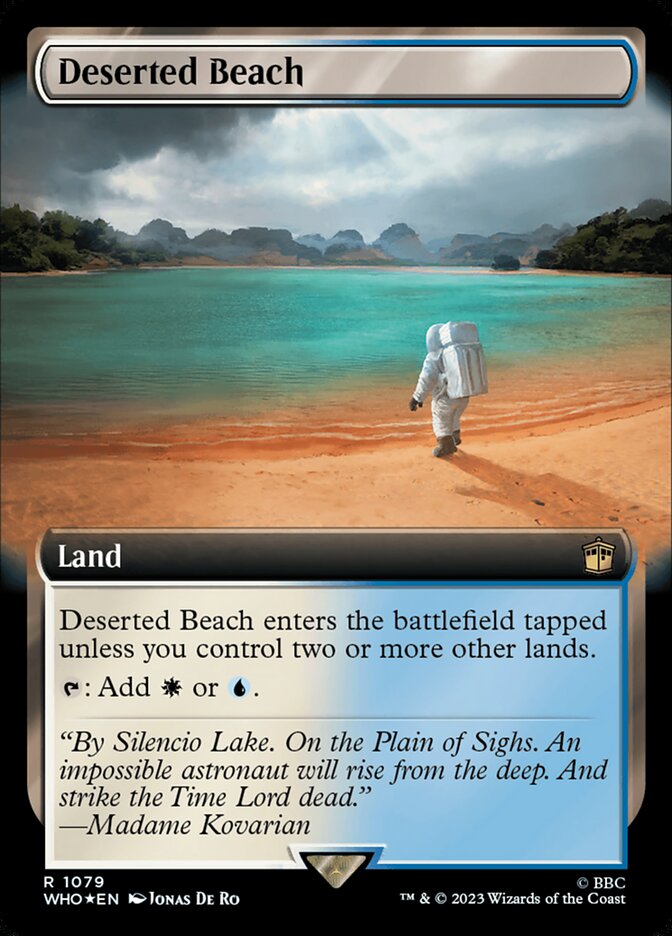 Praia Deserta / Deserted Beach - Magic: The Gathering - MoxLand