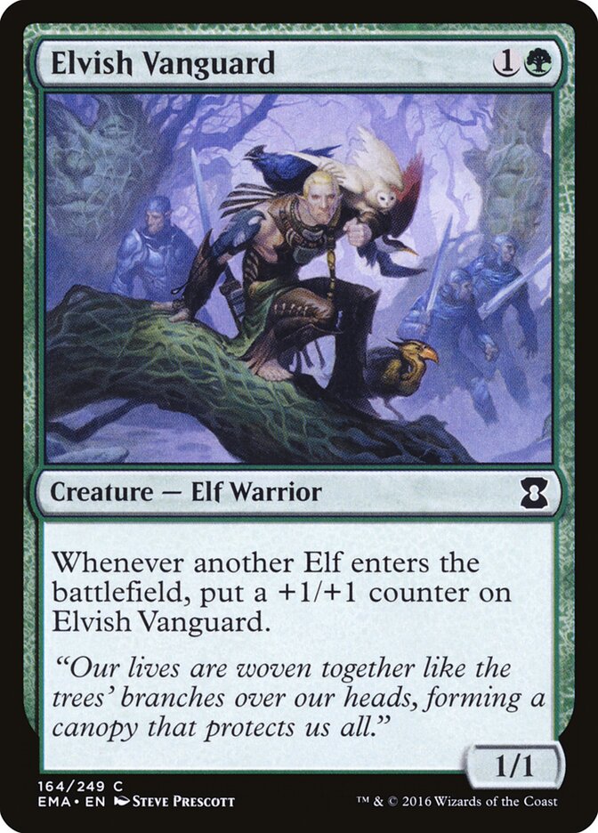 Vanguarda Élfica / Elvish Vanguard - Magic: The Gathering - MoxLand