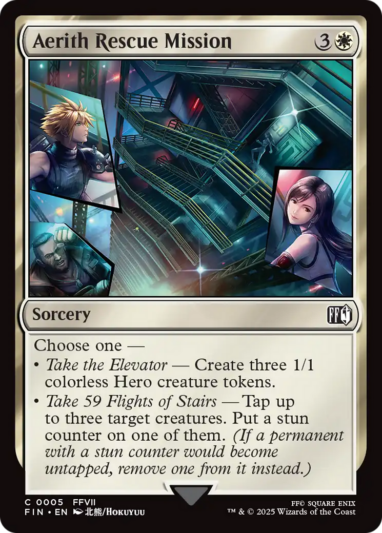 Missão de Resgate de Aerith / Aerith Rescue Mission - Magic: The Gathering - MoxLand