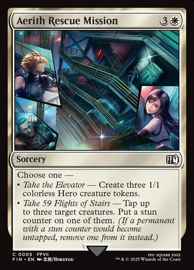 Missão de Resgate de Aerith / Aerith Rescue Mission - Magic: The Gathering - MoxLand