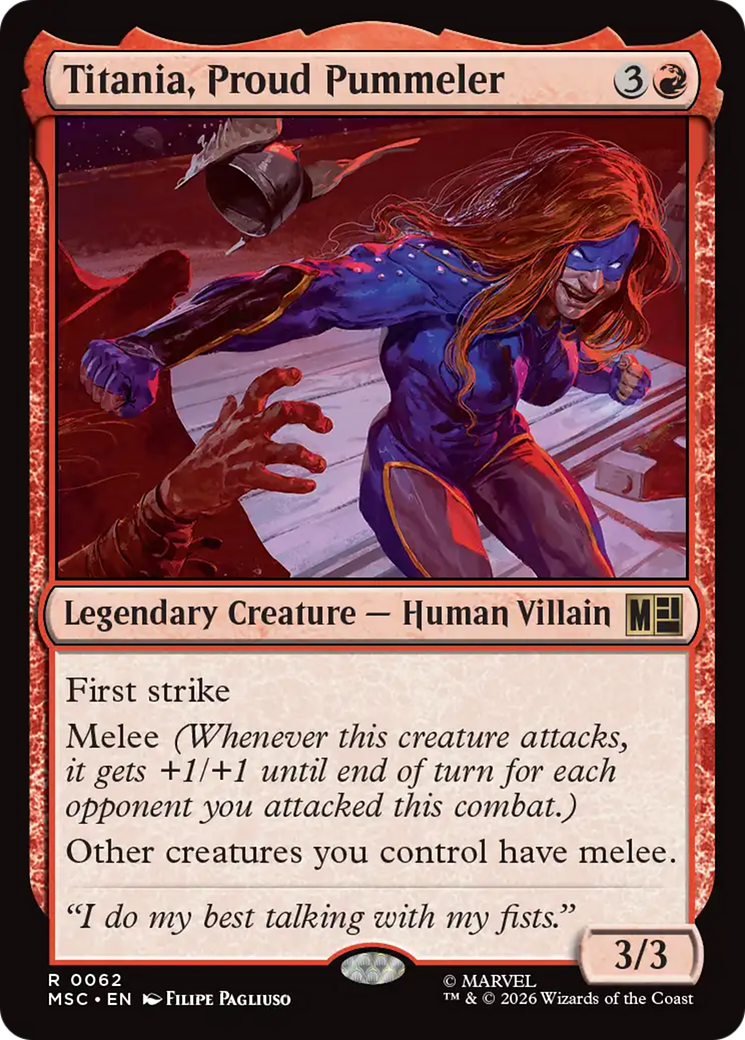 Titania, Proud Pummeler - Magic: The Gathering - MoxLand