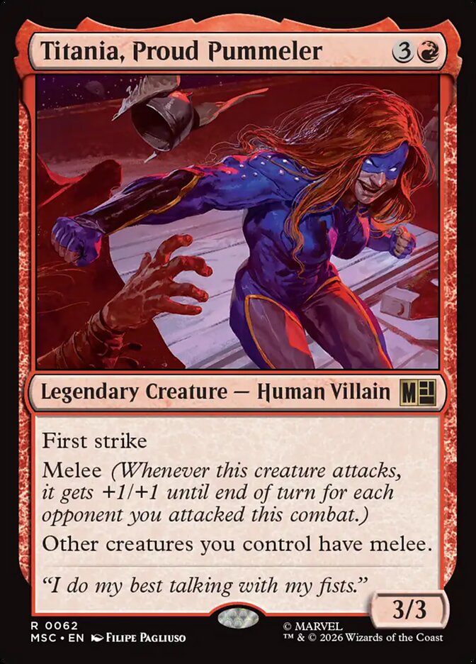 Titania, Proud Pummeler - Magic: The Gathering - MoxLand
