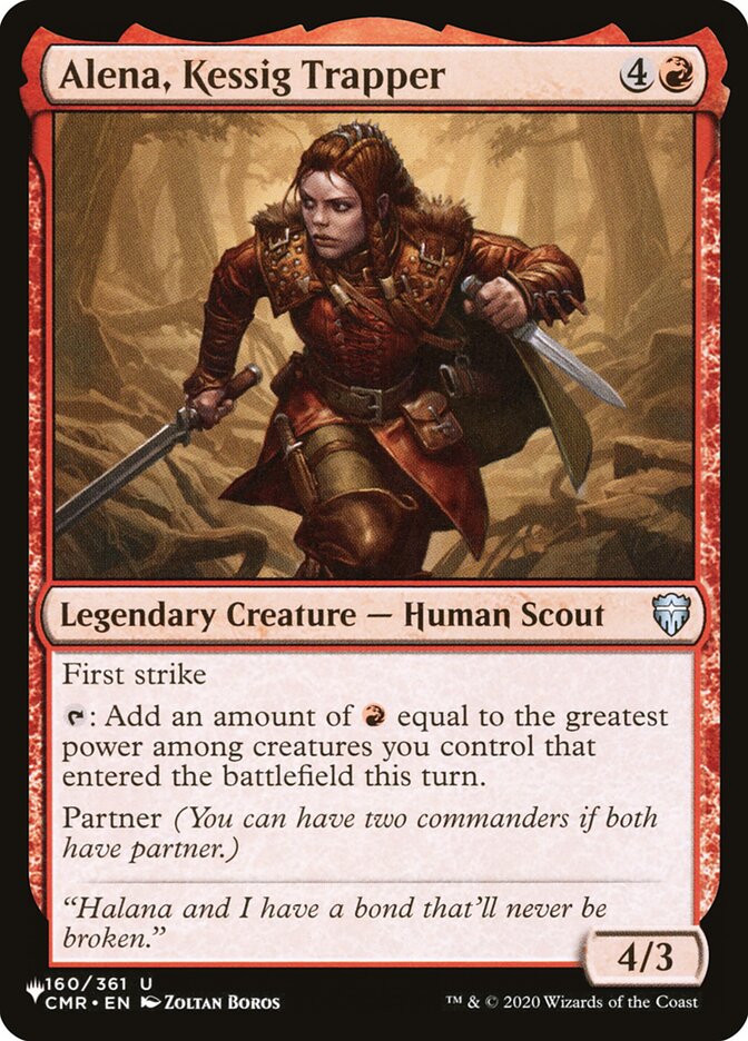 Alena, Armadilheira de Kessig / Alena, Kessig Trapper - Magic: The Gathering - MoxLand