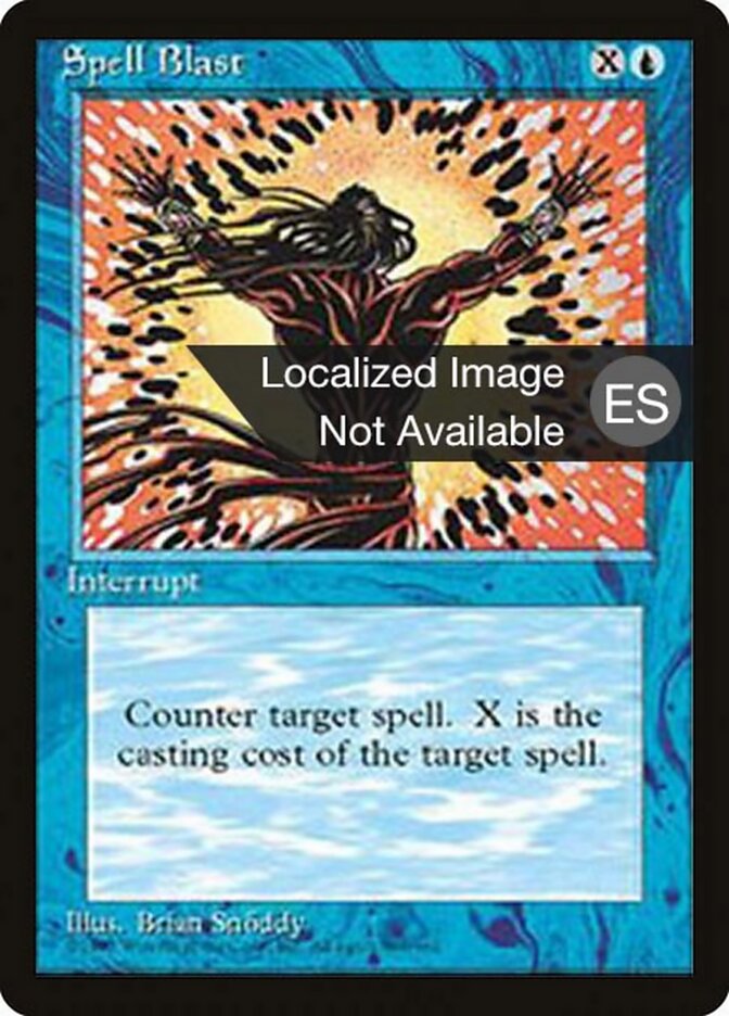 Supressão Mágica / Spell Blast - Magic: The Gathering - MoxLand