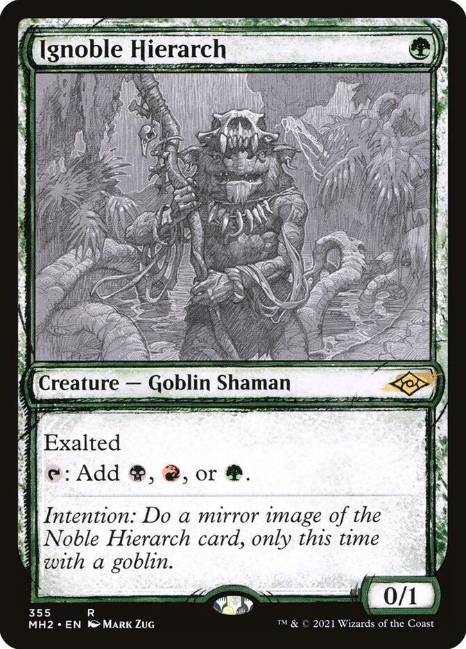 Hierarca Ignóbil / Ignoble Hierarch - Magic: The Gathering - MoxLand