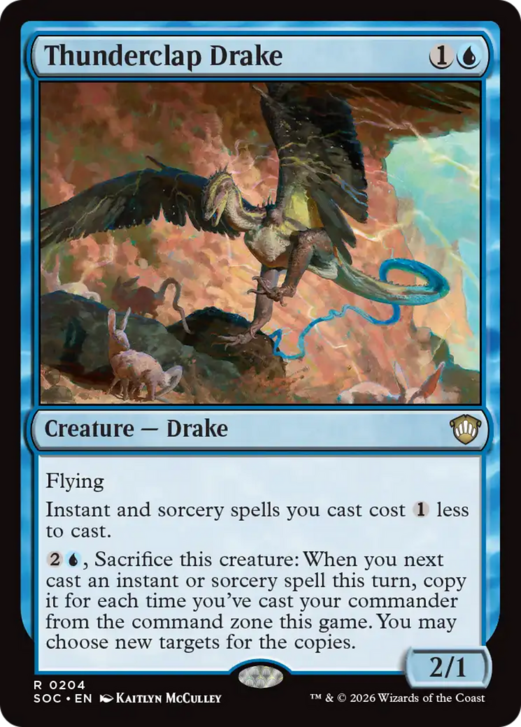 Thunderclap Drake / Thunderclap Drake - Magic: The Gathering - MoxLand