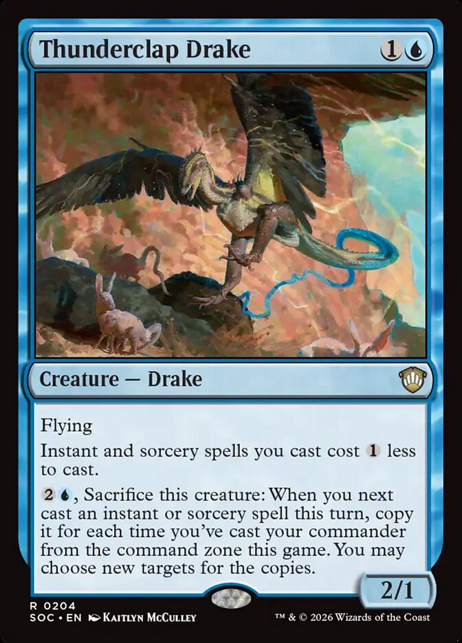 Thunderclap Drake / Thunderclap Drake - Magic: The Gathering - MoxLand