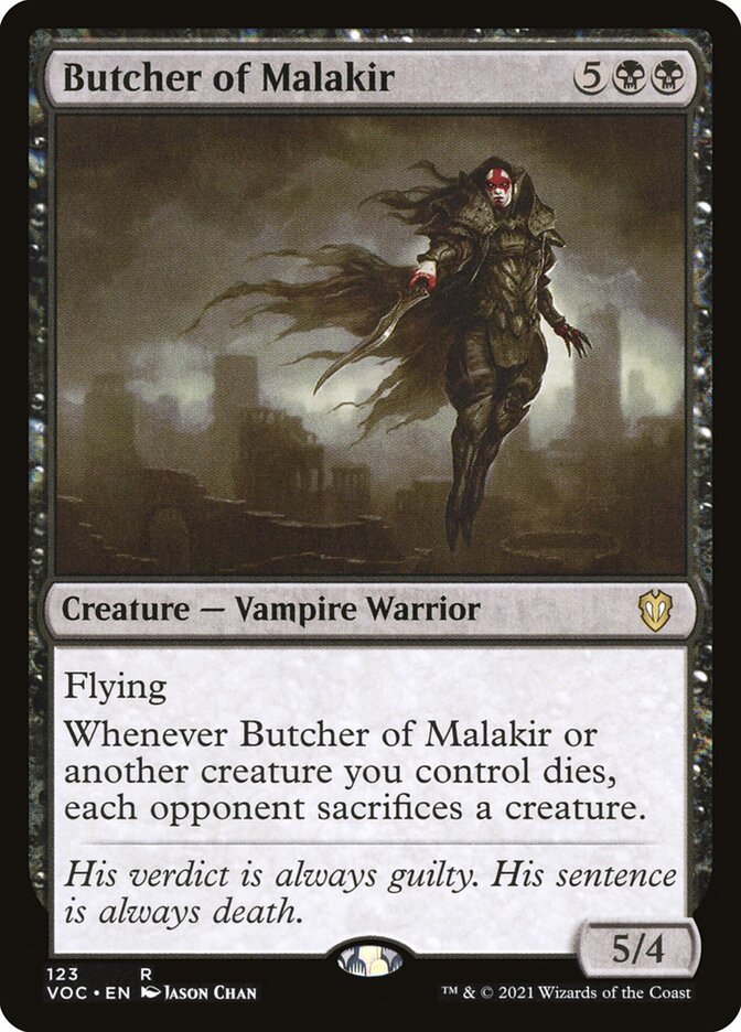Carniceiro de Malakir / Butcher of Malakir - Magic: The Gathering - MoxLand