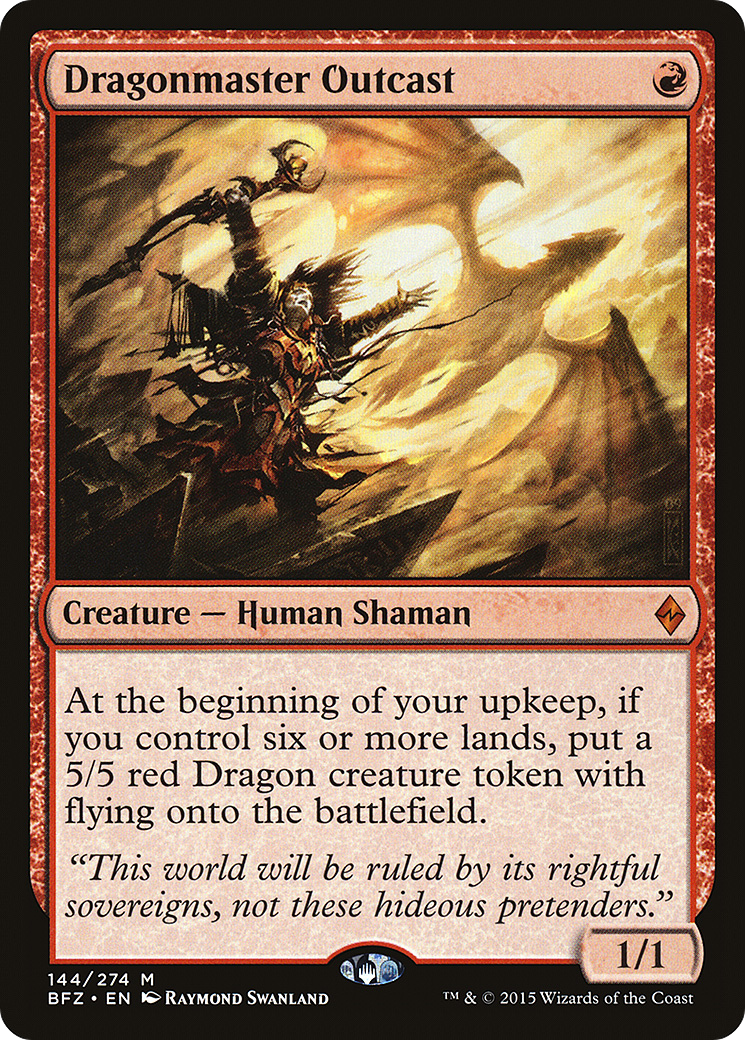 Pária Mestre de Dragões / Dragonmaster Outcast - Magic: The Gathering - MoxLand