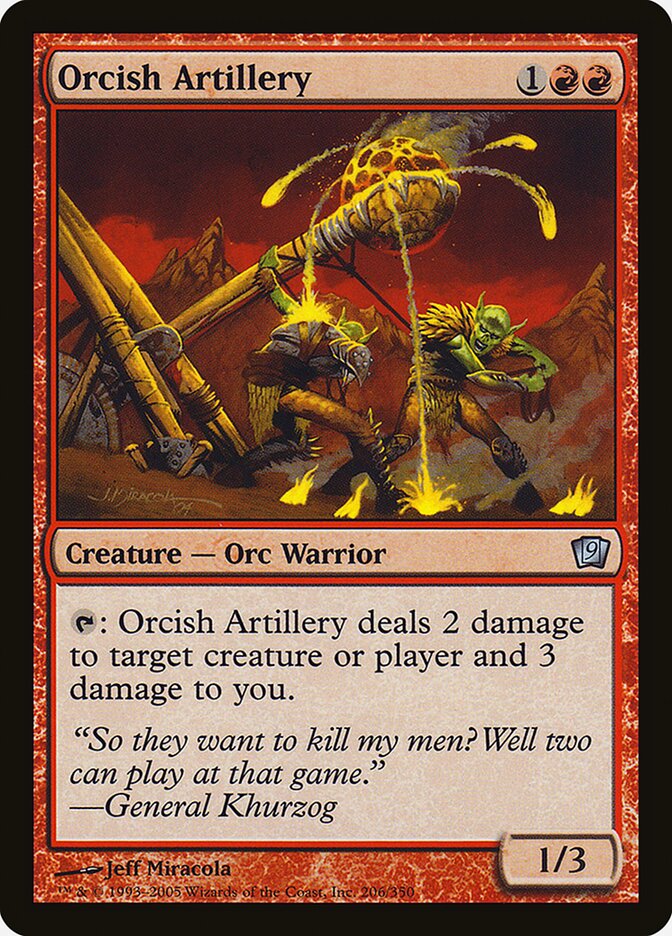 Artilharia Órquica / Orcish Artillery - Magic: The Gathering - MoxLand