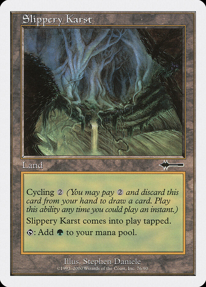 Carste Escorregadio / Slippery Karst - Magic: The Gathering - MoxLand