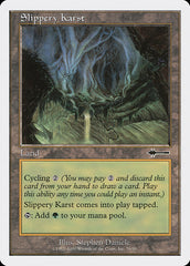 Carste Escorregadio / Slippery Karst - Magic: The Gathering - MoxLand