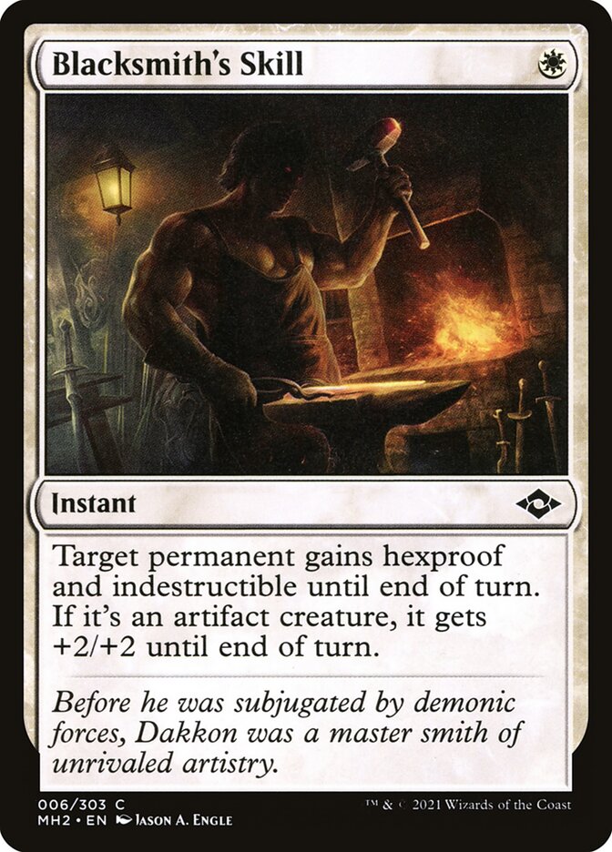 Perícia de Ferreiro / Blacksmith's Skill - Magic: The Gathering - MoxLand